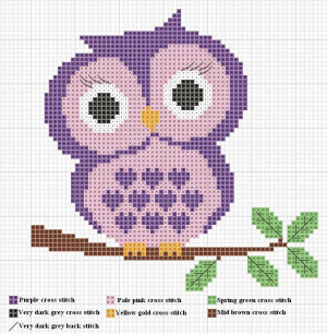 Owl Cross Stitch Patterns Part
