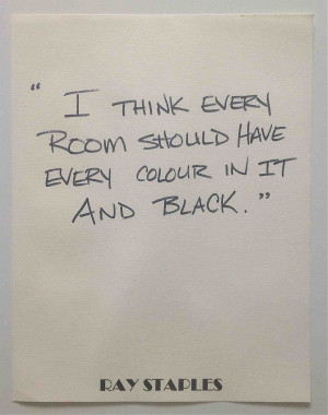 ray staples: words of a designing mind