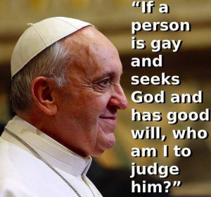 Pope Francis reached out to gays saying he wouldn't judge priests for ...