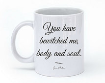 Austen Mug - Quote Mug - Liter ary Gift - Literary Mug - Book Quotes ...