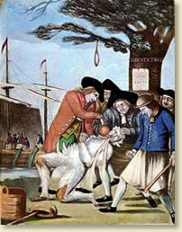 The Boston Tea Party, 1773