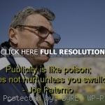quote, famous joe paterno, quotes, sayings, game, losing, famous quote ...