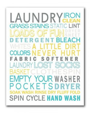 Laundry Room (free printable)
