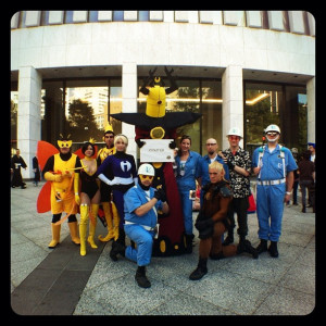 Venture Bros. Parade Group at Dragon*Con 2012
