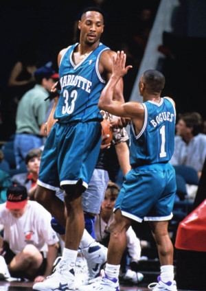 Alonzo Mourning and Mugsy Bogues .