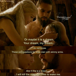 ... Drogo to Daenerys in the season two finale (Valar Morghulis