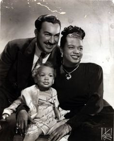 ... Powell Jr. and his wonderful pianist wife Hazel Scott and Adam Jr