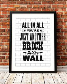 ... .etsy.com/listing/192777863/pink-floyd-song-lyric-art-pink-floyd-art