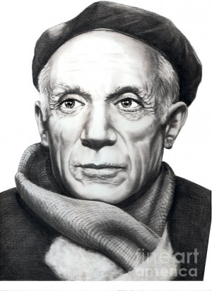 Pablo Picasso Print by Murphy Elliott