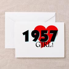 1957 Girl, 50 Greeting Cards (Pk of 10) for