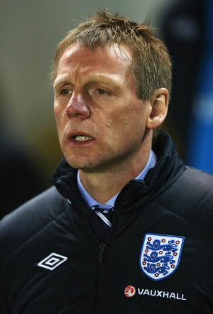 Stuart Pearce Stuart Pearce manager of England looks on prior to the