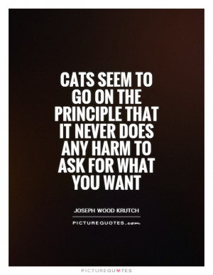 ... that it never does any harm to ask for what you want Picture Quote #1
