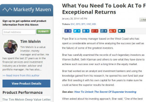 Finding Exceptional Returns