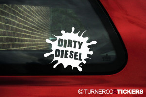 Funny Diesel Pictures 'dirty diesel' funny sticker