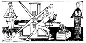 This German cartoon, published in the early 20th century, is entitled ...