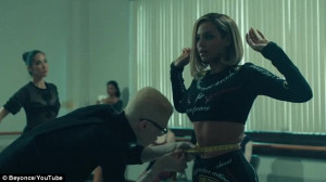 Fitter than ever! Beyonce showed off her trim waist in her music video ...