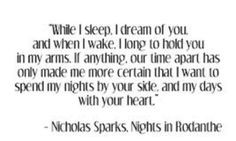 nicholas sparks nights in rodanthe quote