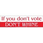 If You Don't Vote Don't Whine