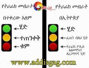 traffic light in Ethiopia funny