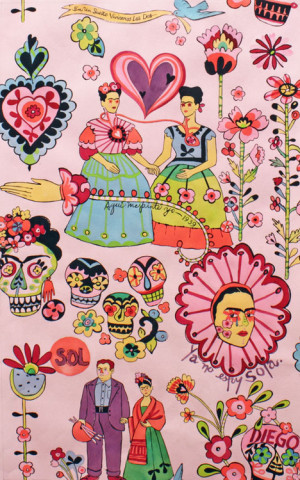 Alexander Henry “Dos Fridas” fabric.