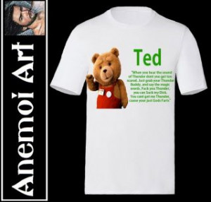 Thunder Buddies For Life Mens T Shirt Funny Ted Movie Quotes Sayings