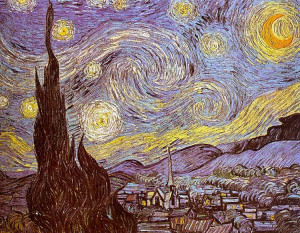 ... artist Vincent van Gogh, has expelled his inner conflict onto a canvas