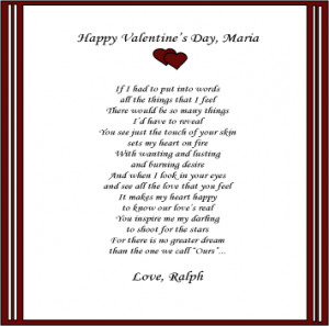 valentine day valentine quotes for him valentines day poems for him ...
