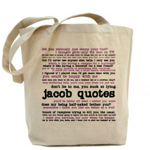 ... Bags & Totes > Tote Bag with two sides of different Jacob Quotes