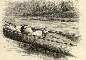from the first edition of Adventures of Huckleberry Finn , 1884.
