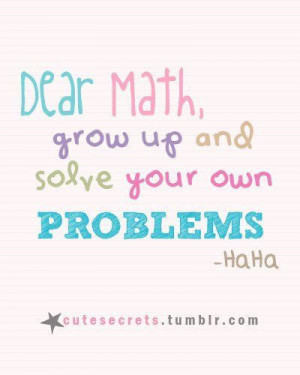 funny, math, quote, quotes, school