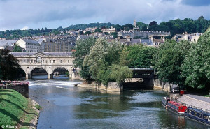 Owing money: Residents in some areas of Bath (pictured) have the ...