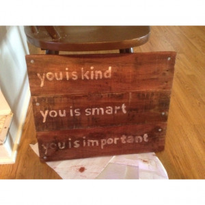 Pallet signs - love this - from The Help