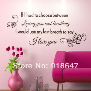 Love Shopping Quotes Wall stickers