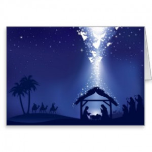 Christmas Nativity Card by eoneshop