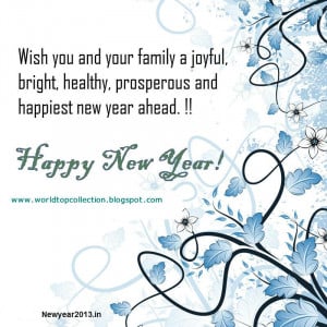 Happy New year wishes messages SmS 2013