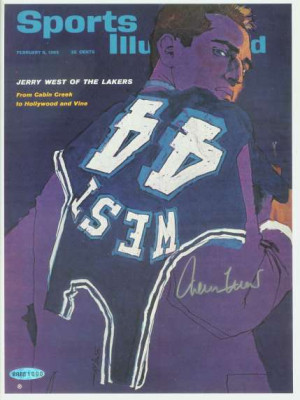 Jerry West - UDA AUTOGRAPHED - UDA issued Sports Illustrated Cover ...