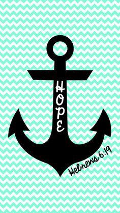 FREE Hope is an anchor... iPhone Wallpaper | MySunWillShine.com More