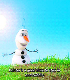 Winter is a good time to stay in and cuddle