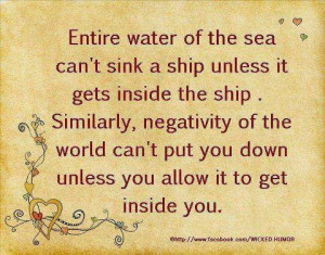 Entire water of the sea...
