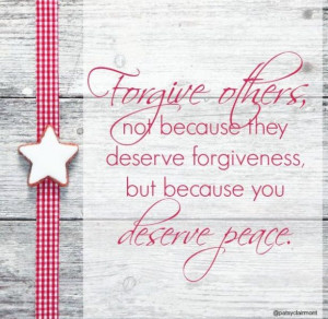 Forgiving others