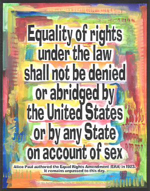 Equal Rights Amendment poster (11x14) - Heartful Art by Raphaella ...