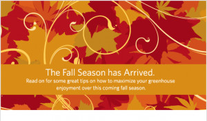 The Fall Season has arrived. Read on for some great tips on how to ...