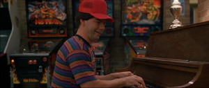 ... scene and some pinball machines in another the ringer genre comedy