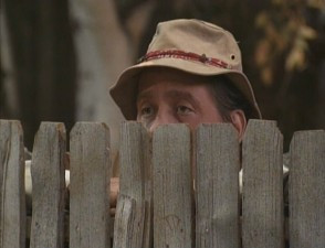 Earl Hindman plays Wilson, the Taylors' odd partially-seen neighbor ...