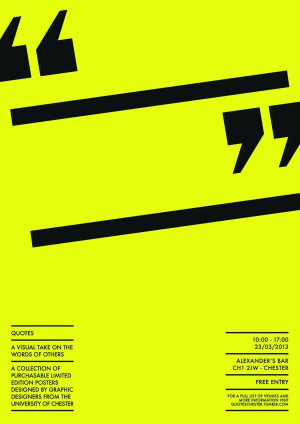 Quotes’ Exhibition: Chester