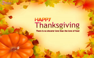 Happy Thanksgiving Day Wishes Quote Card and Greetings Wallpaper ...