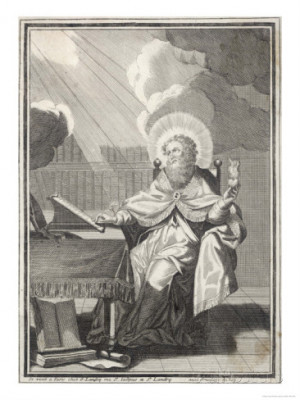 Saint Augustine of Hippo Early Christian Church Father and Philosopher ...