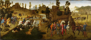 Julius Caesar and the Crossing of the Rubicon,” Francesco Granacci ...