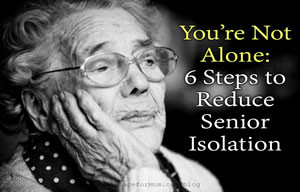 Social isolation in seniors can cause emotional issues like depression ...