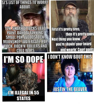 Some great Duck Dynasty Quotes! Brought to you by Si and Ms. Kay